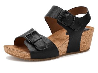 S&ouml;fft Emylee Womens Wedge Shoes Black 1 : 7.5 M, Rubber/Suede