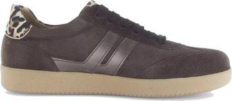 Gabor Bruine Dames Sneaker Veters Stijlvol Ondersteunend - Dames - Sneakers - Bruin - 37 1/2 EU - Su&egrave;de - Schoenen