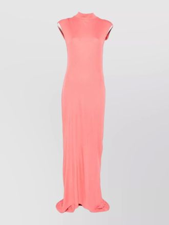 Tom Ford floor length dress cap sleeves open back