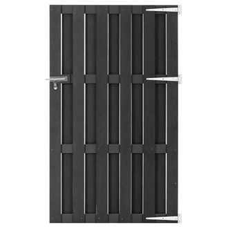 Berkfield Home Garden Gate WPC 100x180 cm Grey
