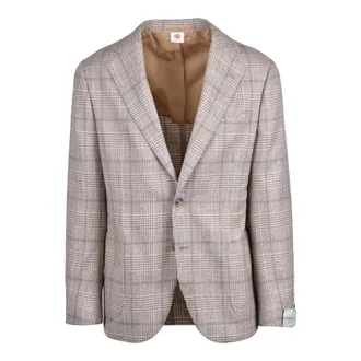 LUIGI BORRELLI NAPOLI Heren, Pakken, Beige, Maat: 2XL Wol
