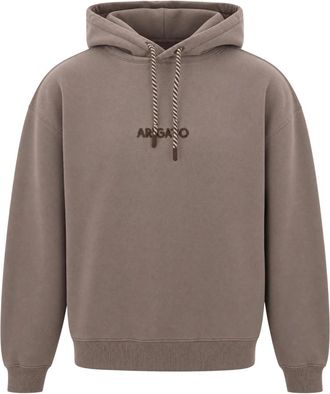Axel Arigato Gens Hoodie - Heren - Hoodies - Bruin - S - Katoen - Hoodies & sweatvesten