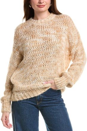 Color Block Wool-Blend Pullover