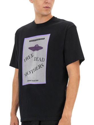 Undercover Logo-Print Cotton T-Shirt - Black