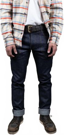 Iron And Resin Fischer Selvedge Denim Pant In Indigo