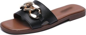 Generic Womens Slippers Slippers Women Slides Flip Flops Shoes Square Toe Summer Slide Designers Sandals Casual Flats