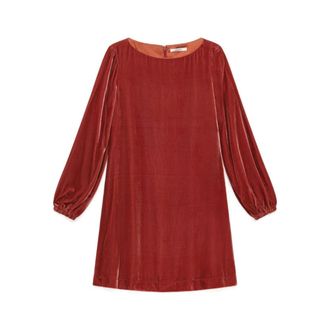 Maliparmi Vestido Velvet Flow - Dresses - Mujer - Rojo - 2XL