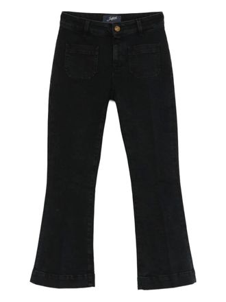 Seafarer Flared jeans met klepzak - Zwart