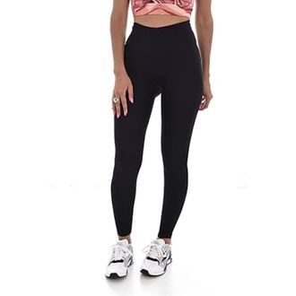 Guess Dames, Broeken, Zwart, Maat: L Spandex