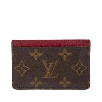 Louis Vuitton Pre-owned Wallets, female, Brown, Size: ONE SIZE Pre-owned Card Case