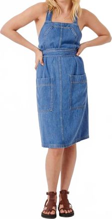 Sessun Bella Mano Mini Dress In Denim