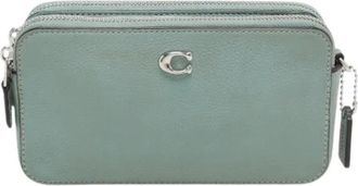 Coach Pre-owned Crossbody Tas - Dames - Vintage Schoudertas - Groen - ONE Size - Leer - Vintage