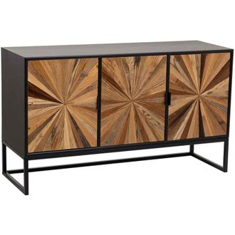 Wanderlust Deco Aparador De Madera Marr&oacute;n 120x34x70cm