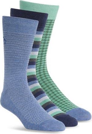 Original Penguin Gaston Crew Socks - Pack of 3 in Blue at Nordstrom Rack
