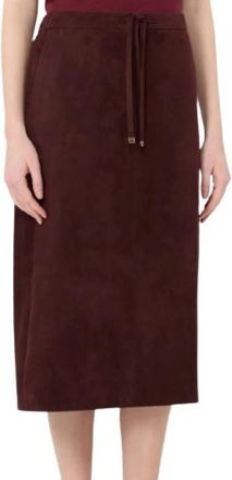 Max Mara Mujer, Faldas, Rojo, Talla: S