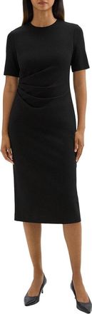 Theory Pleated Dress light weight poplin
