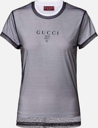 Gucci T-shirt in jersey di misto cotone