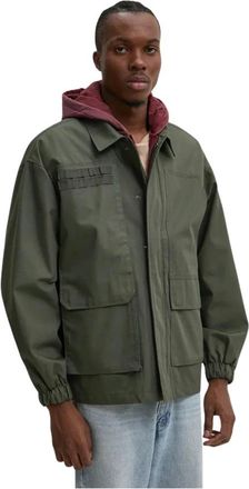Desigual Heren, Jassen, Groen, Maat: XL Katoen
