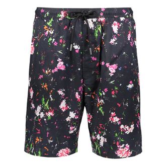 Diesel Casual Shorts, male, Multicolor, Size: S Light and Comfortable Floral Summer Shorts