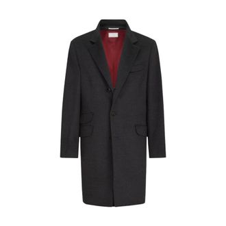 Brunello Cucinelli Hombre, Abrigos, Gris, Talla: L