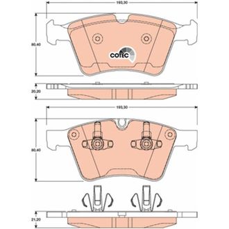 OEM Pastillas De Freno Delanteras Gdb1797 Trw
