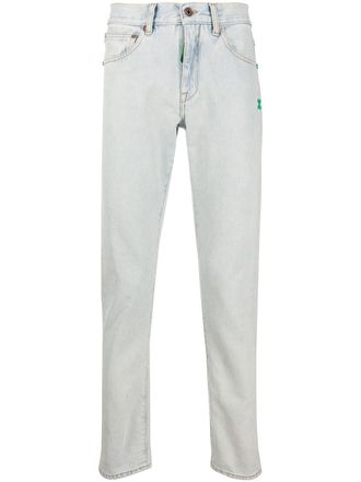 Off-white slim-fit jeans - men - Cotton - 33 - Blue