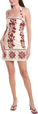 Adrianna Papell Halter Sheath Short Dress
