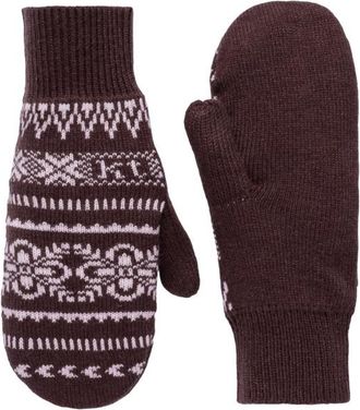 Kari Traa Selma Knit Mittens Handschuhe f&uuml;r Damen | braun