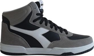 Diadora Raptor High SL Synthetisch Leren Sneakers Zwart - Heren - Sneakers - Veelkleurig - 42 EU - Leer - Schoenen