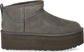 UGG STIVALE CLASSIC ULTRA MINI PLATFORM GRIGIO UGG