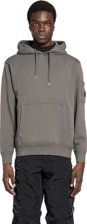 C.P. Company Cotton Diagonal Fleece Hoodie