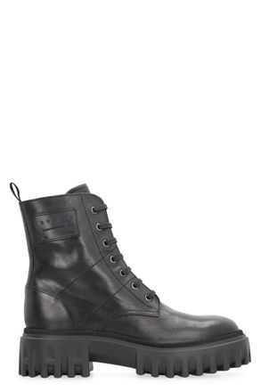 Hogan Leather Ankle Boots