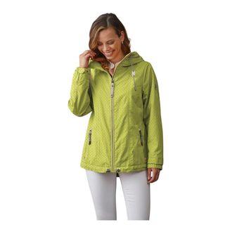 Junge Light Jackets, female, Green, Size: 3XL Modern Fit Lime Jacket with Hood
