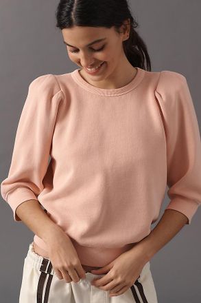 Citizens Of Humanity Puff-Sleeve Crew Pullover