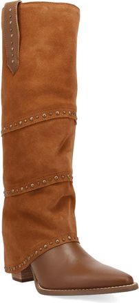 Dingo Texani Studded Knee High Boot in Brown at Nordstrom, Size 7.5