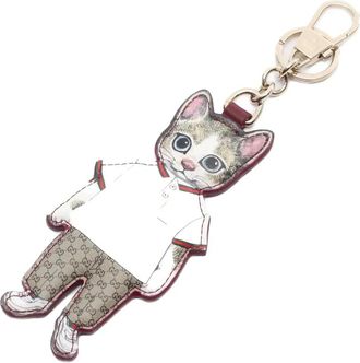 Gucci x Yuko Higuchi Portachiavi Boris GG Supreme anni 2020 - Oro