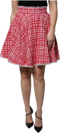 Dolce & Gabbana A-lijn Rok Hoge Taille - Dames - Korte rokken - Veelkleurig - XS - Rokken