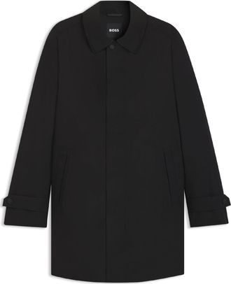 HUGO BOSS Mens P-Jared Gore-Tex Coat in Black - Size 36W/32L