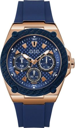 Guess Legacy Horloge - Heren - Horloges - Blauw - ONE Size - Accessoires