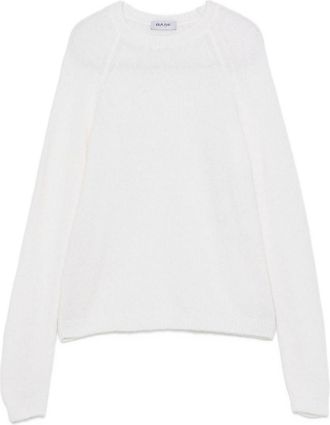 base Basiswollen trui met ronde hals