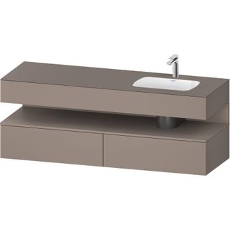 Duravit Qatego Lavabo Encastrado Con Base De Lavabo Consola, - Duravit