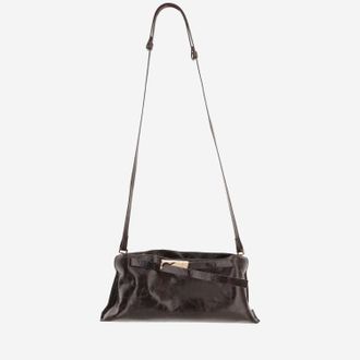 Benedetta Bruzziches Lauren Glossy Leather Bag