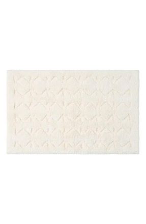 Coyuchi Diamond Shag Organic Cotton Bath Rug in Undyed at Nordstrom