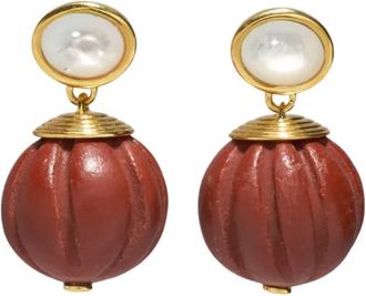 Lizzie Fortunato Pepo Drop Earrings In Gold