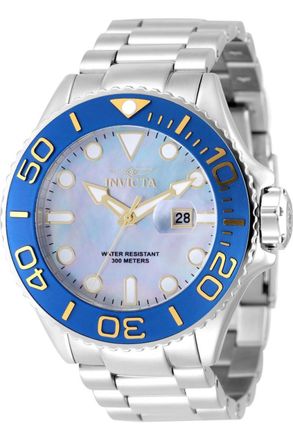 Invicta Grand Diver 49157 Herenhorloge - Quartz Uurwerk - Roestvrij Staal met Parelmoer Wijzerplaat - 52 mm