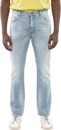 Dsquared2 Blue Mid Rise Jeans