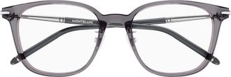 Montblanc MB0247OK002 Square Full Rim Eyeglasses - Gray