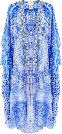 Camilla Scalloped Edge Layer Bosphorous - Dames - Strandmode - Blauw - ONE Size - Badmode
