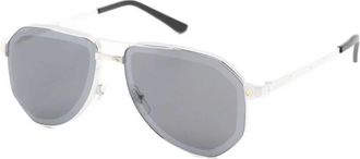 Cartier Sunglasses, male, Gray, Size: 60 MM Sunglasses
