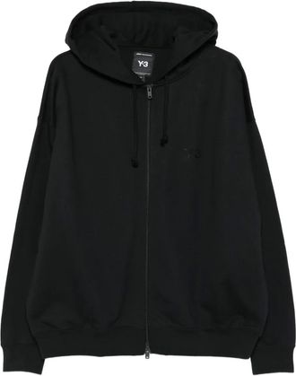 Yohji Yamamoto Felpa con cappuccio - Nero